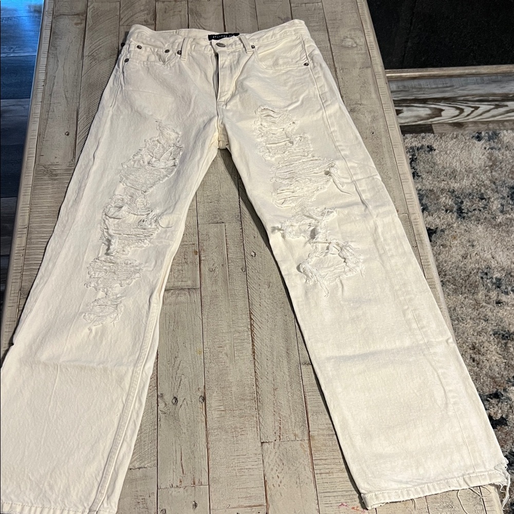 Aeropostale White Denim Jeans